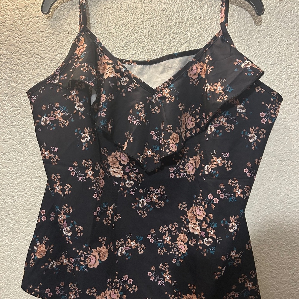 Top with ruffle